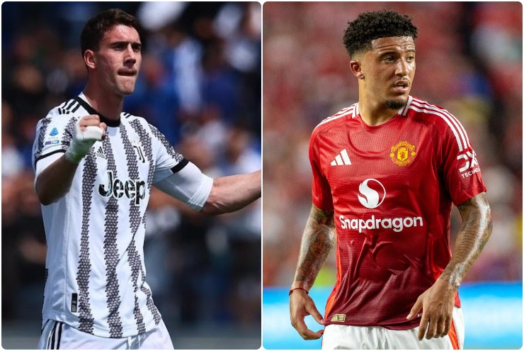Juventus lên kế hoạch đổi Dusan Vlahovic lấy Jadon Sancho