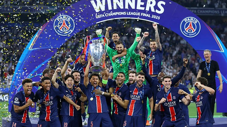PSG đăng quang Champions League