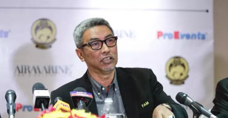 Chủ tịch FAM tạm quyền Yusof Mahadi có nhiều việc để làm trong bức tranh ảm đạm của bóng đá Malaysia. Ảnh: NST.