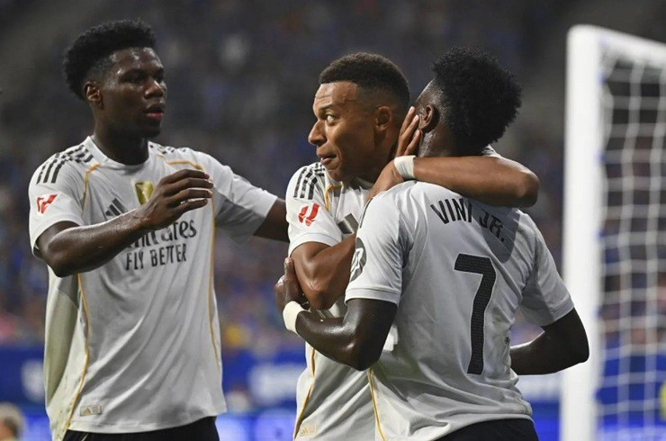 Mbappe chứ không phải&nbsp;Vinicius là trung tâm trong lối chơi của Real Madrid