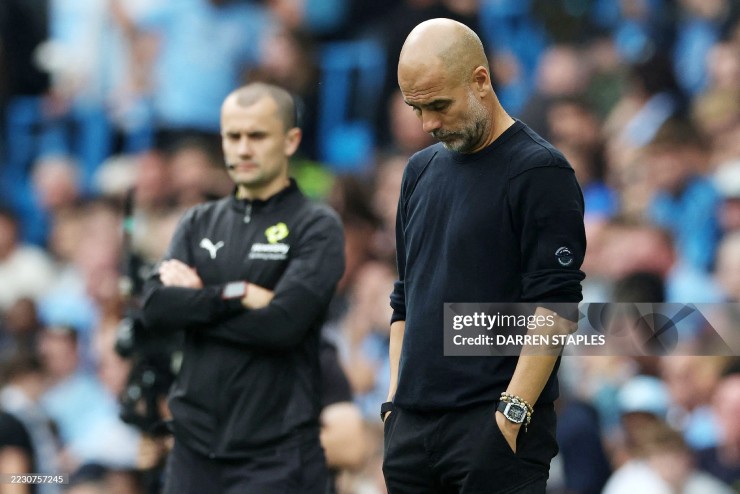 Pep Guardiola lại mắc sai lầm ở một trận đấu lớn