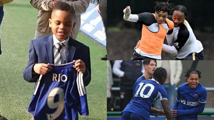 Ngumoha khi còn thuộc đội trẻ Chelsea