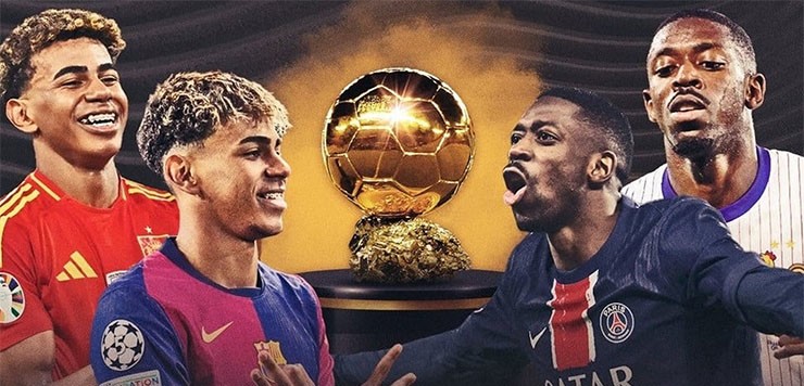 Yamal và Dembele được coi như 2 ứng viên sáng giá nhất giành Quả bóng Vàng 2025