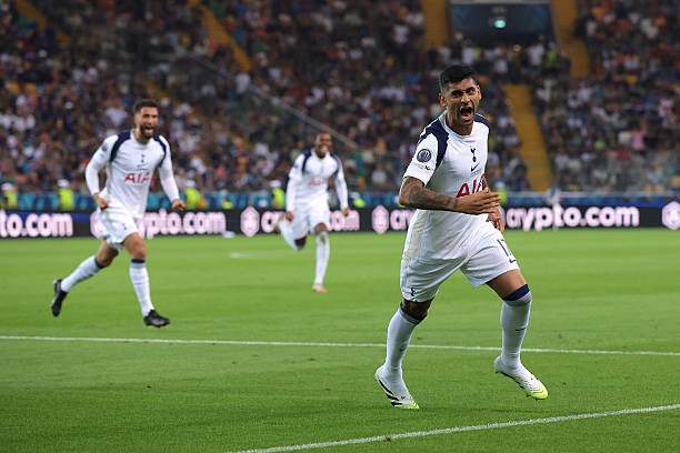 Cách biệt nhân đôi cho Tottenham với pha đánh đầu của Romero ở đầu hiệp hai.
