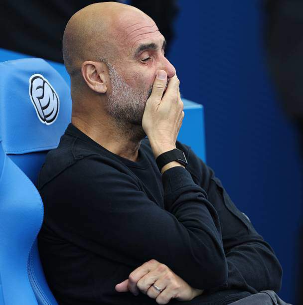 Pep Guardiola sững sờ với trận thua ngược của Man City