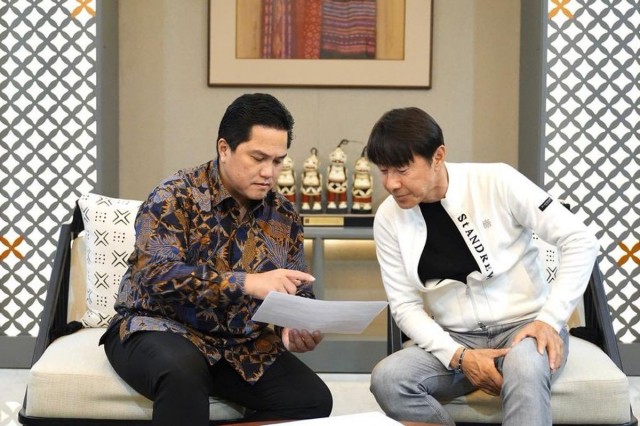 Thành tích cao của ông Shin tại Indonesia có sự hỗ trợ lớn từ chủ tịch Thohir