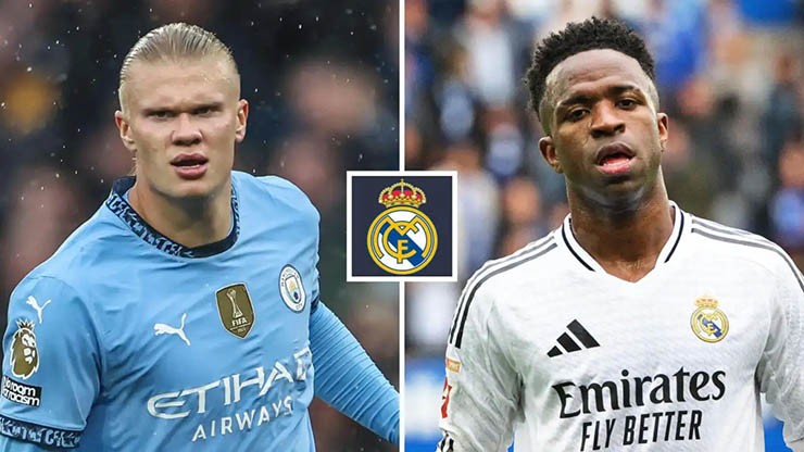 Real Madrid nhắm Haaland nếu Vinicius ra đi