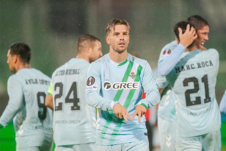 Niềm vui của các cầu thủ&nbsp;Real Betis