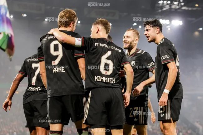 Chân sút của Bayern Munich có hiệu suất ghi bàn đáng nể tại Bundesliga. Ảnh: EPA.