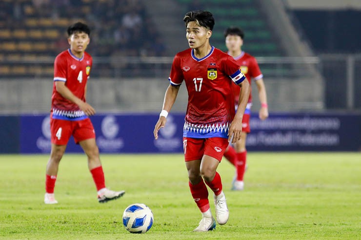 Tiền đạo Bounphachan Bounkong là niềm hy vọng lớn của ĐT Lào