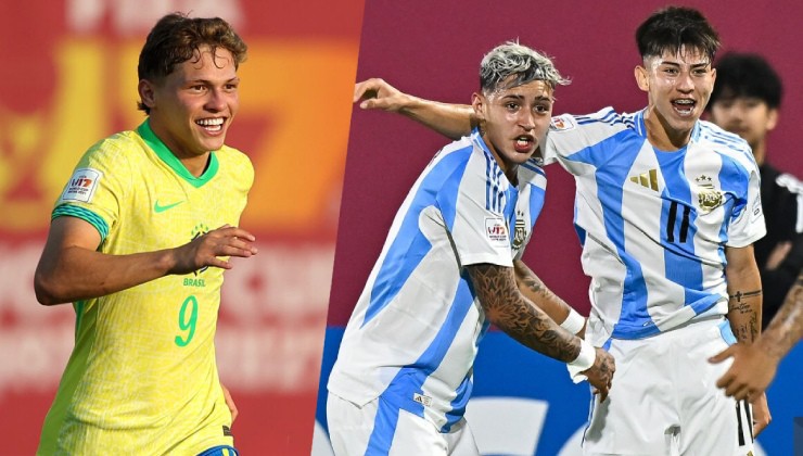 Wendeson Santos Dell và&nbsp;Felipe Esquivel (tóc trắng), 2 "ngọc thô" được MU để mắt ở vòng chung kết U17 World Cup