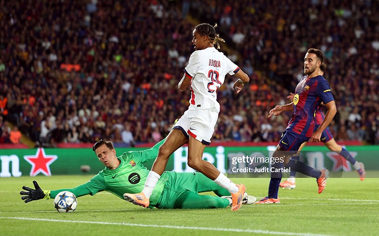 Bradley Barcola đang nổi lên như một trong những tài năng tấn công đáng chú ý nhất Ligue 1