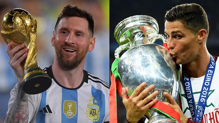 Ronaldo đang bị ám ảnh bới chức vô địch World Cup của Messi