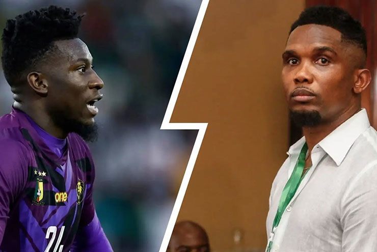 Onana không được dự CAN 2026 cùng ĐT Cameroon vì mâu thuẫn với chủ tịch liên đoàn Eto'o