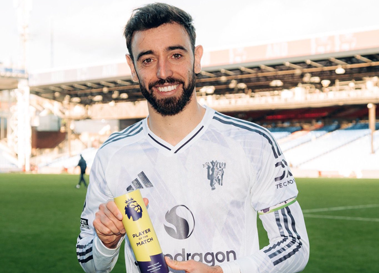 Bruno Fernandes&nbsp;tiếp tục thể hiện vai trò nhạc trưởng của&nbsp;MU