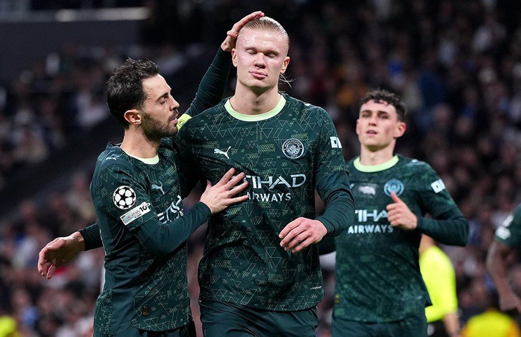 Haaland tỏa sáng&nbsp;giúp Man&nbsp;City giành chiến thắng&nbsp;ngay trên sân của Real Madrid
