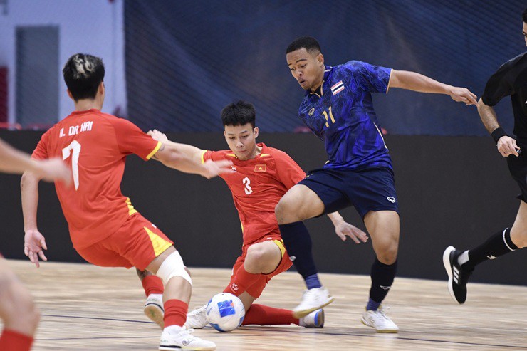 Video bóng đá futsal nam Việt Nam - Thái Lan: Siêu phẩm sút phạt (SEA Games) - 2