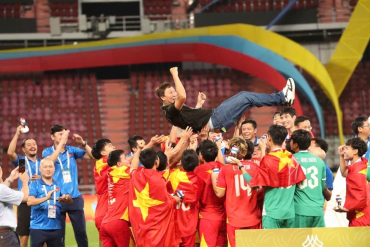 U23 Việt Nam giành HCV SEA Games. Ảnh: Quý Lượng