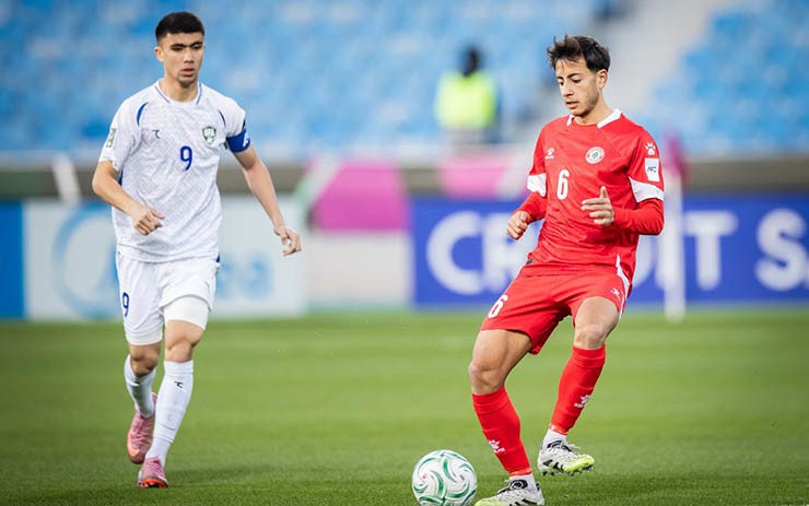 Video bóng đá U23 Uzbekistan - U23 Lebanon: Rượt đuổi điên rồ, 5 bàn hấp dẫn (U23 châu Á) - 2