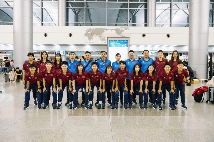 Tuyển futsal nữ Việt Nam sẽ sang Thái Lan vào ngày 22-2 nhằm bảo vệ ngôi hậu khu vực (Ảnh: VFF)