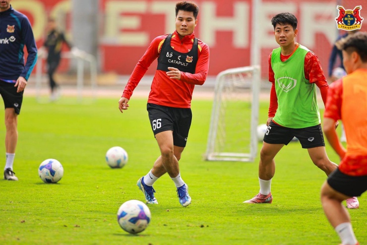Trương Tiến Anh - tân binh chất lượng của Ninh Bình FC. Ảnh: Ninh Bình FC.