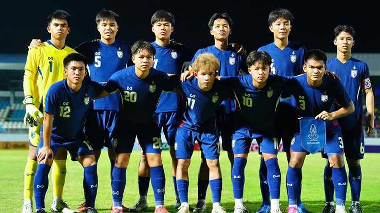 U17 Thái Lan sụp đổ trước các đối thủ châu Á, khi khoảng cách về thể lực và tốc độ bị phơi bày rõ rệt