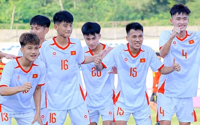 U17 Việt Nam đang thể hiện sức công phá bùng nổ