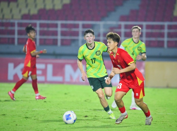 U17 Việt Nam vượt qua U17 Australia bằng màn trình diễn ấn tượng. (Ảnh: VFF)