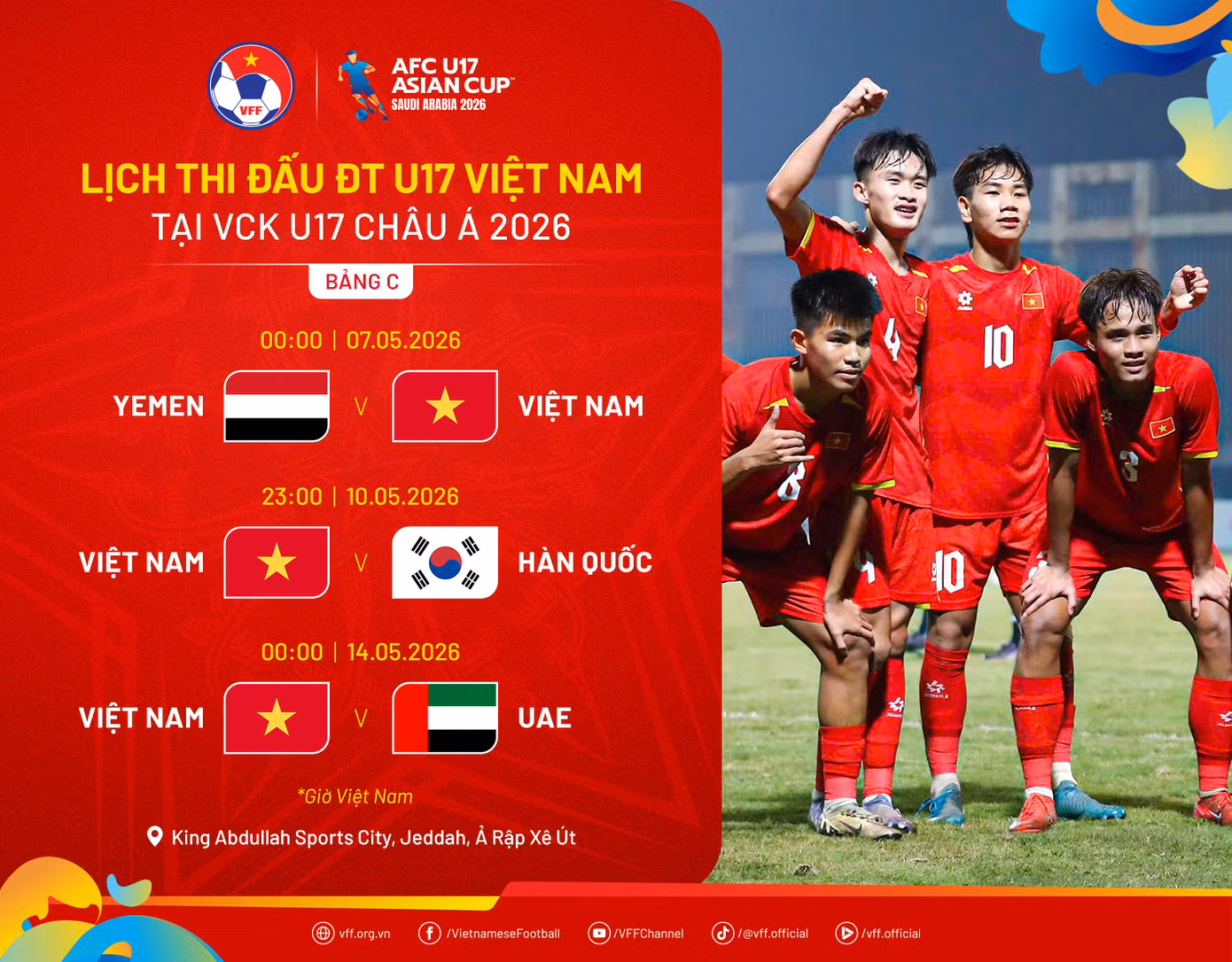 U17 Việt Nam 'tổng duyệt' lực lượng, sẵn sàng chinh phục giải châu Á 2026 - 2