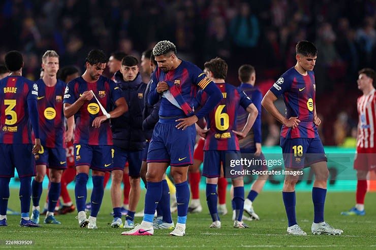 Phía Barca vẫn chưa thể chấp nhận thực tế là họ đã bị loại