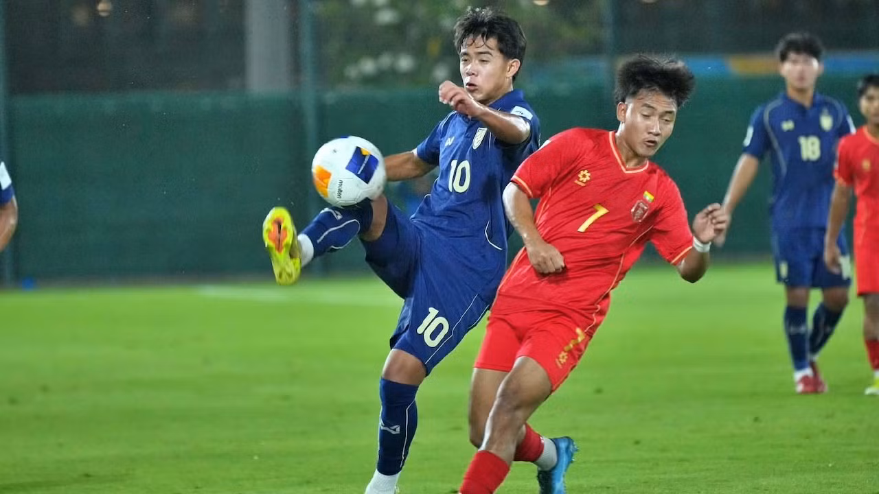 Tại VCK châu Á, U17 Thái Lan chỉ có 1 điểm