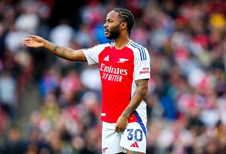 Sterling từng có khoảng thời gian ngắn chơi cho Arsenal theo dạng cho mượn - Ảnh: AFC