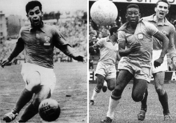 Just Fontaine và "Vua bóng đá" Pele tạo nên&nbsp;những kỷ lục vô tiền khoáng hậu&nbsp;ở&nbsp;World Cup