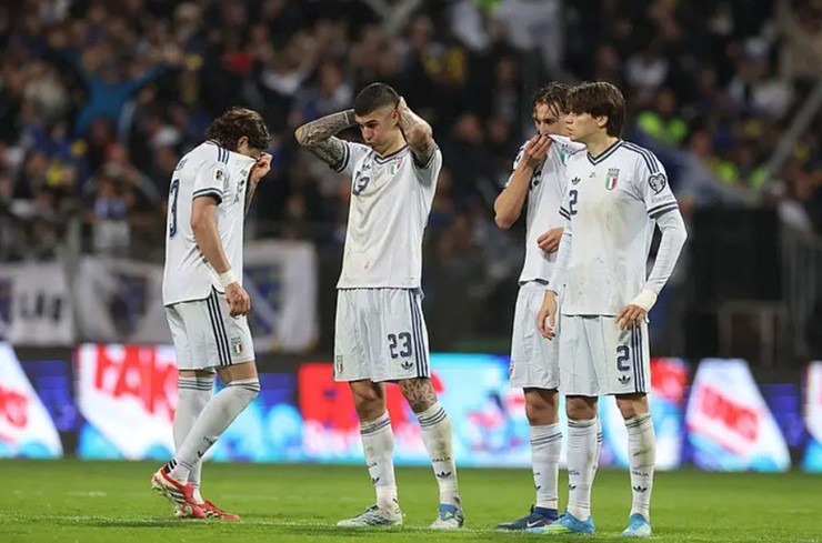 Italia không thể góp mặt 3 kỳ&nbsp;World Cup liên tiếp