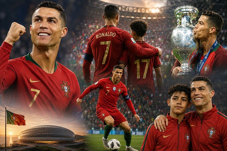 Sẽ thật điên rồ nếu Ronaldo có thể sát cánh cùng con trai ở 1 kỳ World Cup