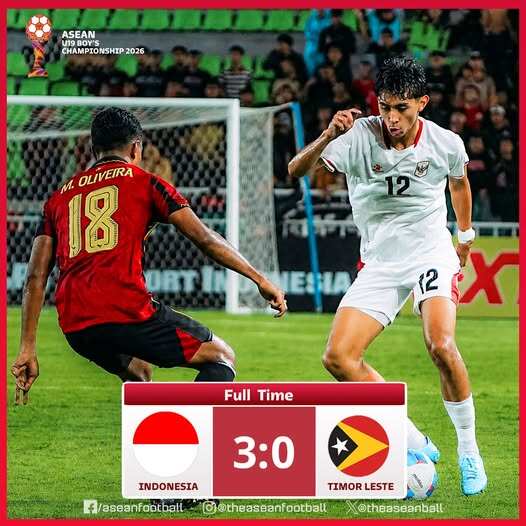 U19 Indonesia (phải) luôn là đối thủ cạnh tranh trực tiếp với Việt Nam ở các giải trẻ Đông Nam Á (Ảnh: ASEAN Football)