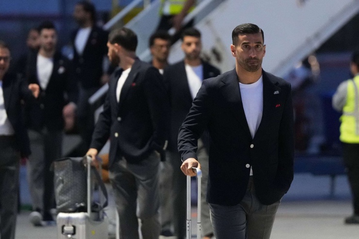 Các thành viên ĐT Iran đã có mặt tại Bắc Mỹ để chuẩn bị cho World Cup 2026. Ảnh: AP.