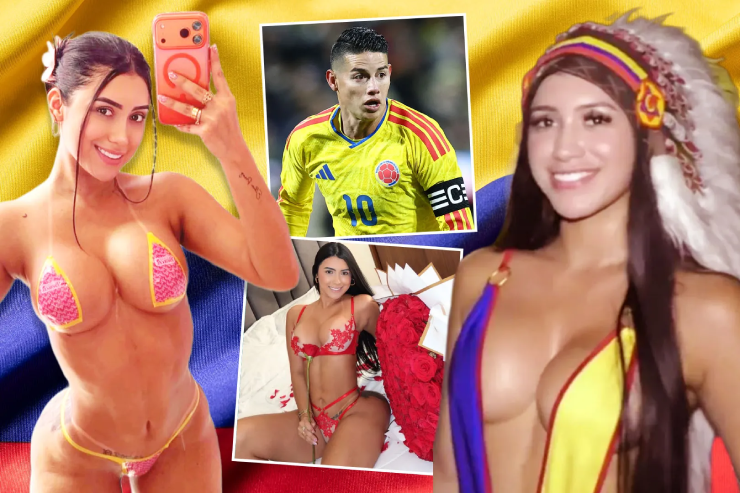 Wendy cổ vũ hết mình cho Colombia và Rodriguez