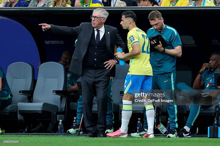 Những điều chỉnh chiến thuật của HLV Ancelotti đã phát huy tác dụng trước Nhật Bản