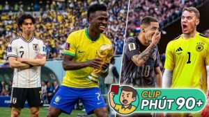 Brazil khiến Nhật Bản vỡ mộng vô địch phút 90+5, ĐT Đức thất bại chưa từng có ở World Cup