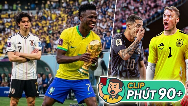 Brazil khiến Nhật Bản vỡ mộng vô địch phút 90+5, ĐT Đức thất bại chưa từng có ở World Cup - 1