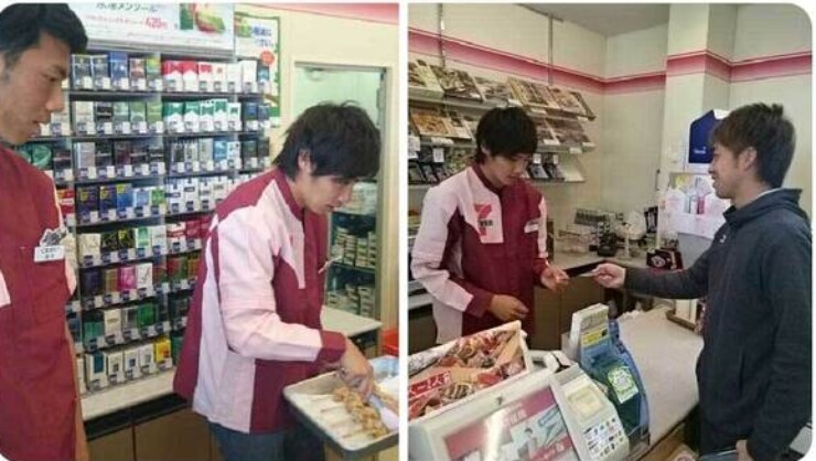 Khoảnh khắc Ito rán gà, làm việc ở cửa hàng tiện lợi cách đây 11 năm "gây bão" trở lại