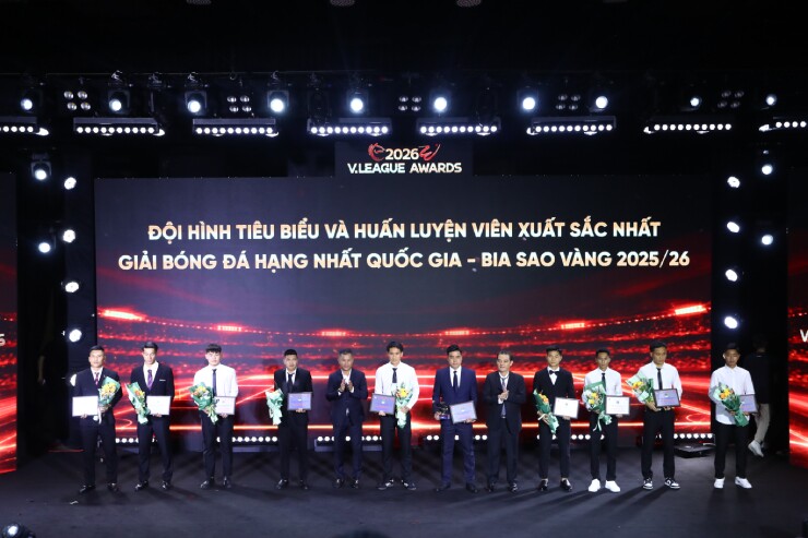 Đội hình tiêu biểu của giải Hạng Nhất Việt Nam 2025/26