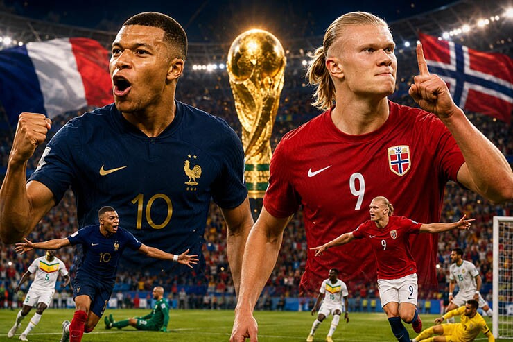 Người hâm mộ chờ đợi màn đua tranh giữa Mbappe và Haaland