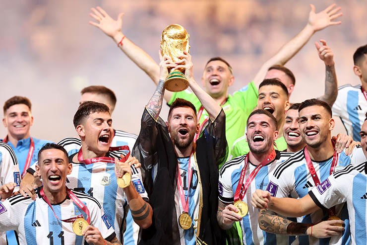 Messi đang dẫn trước nhờ chức vô địch năm 2022