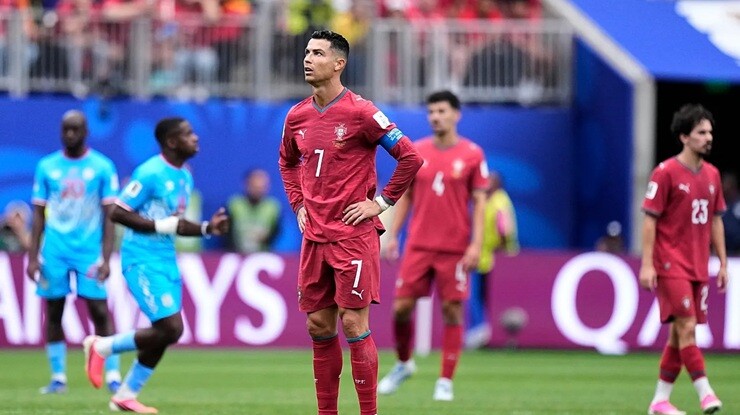 Bồ Đào Nha của Ronaldo mở màn chiến dịch World Cup đầy thất vọng khi bị CHDC Congo cầm hòa