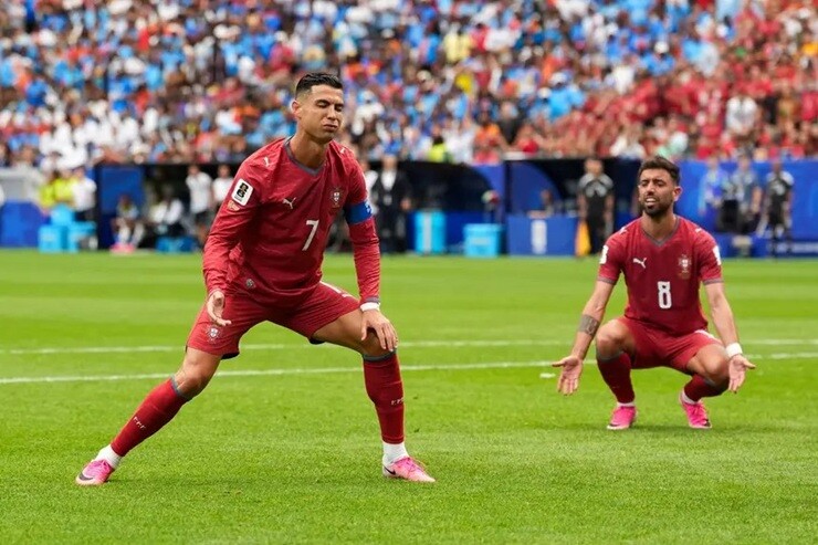 Ronaldo trải qua 10 trận liên tiếp tịt ngòi ở các kỳ World Cup và EURO