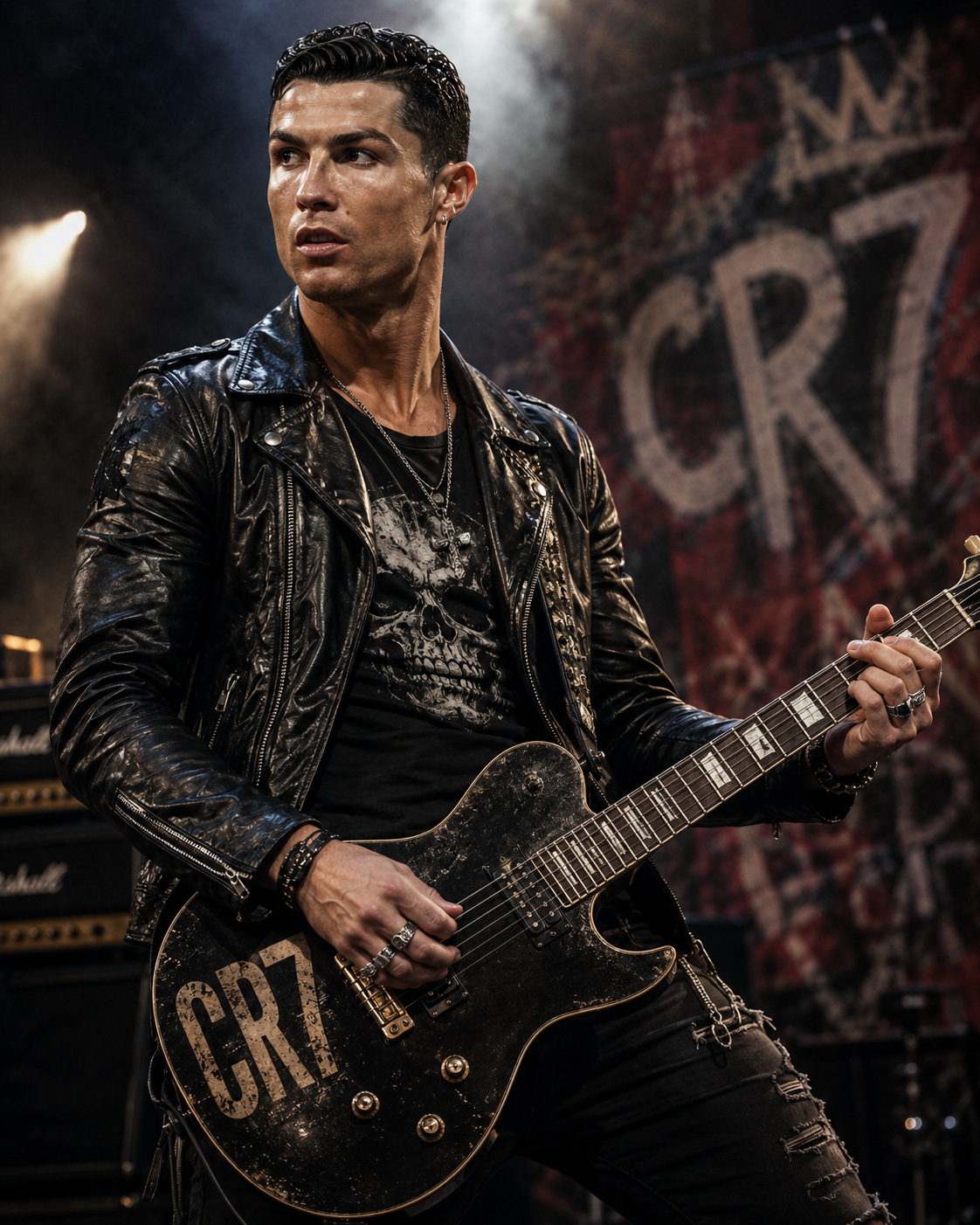 Ronaldo giống như chàng rocker được "cháy" lần cuối cùng đâm mê