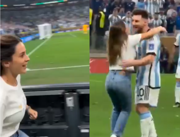 Clip hot girl chạy vào sân ôm Messi cũng là sản phẩm công nghệ&nbsp;