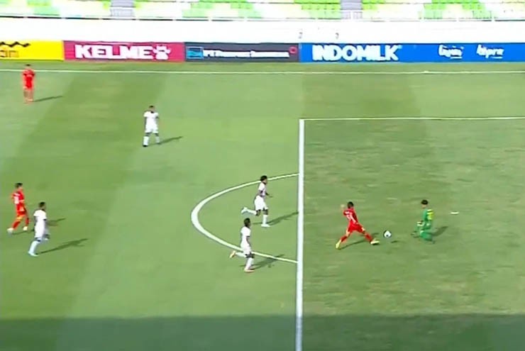 Công Hậu ghi bàn mở điểm cho U19 Việt Nam